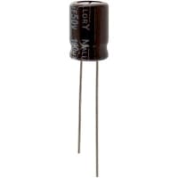 Cornell-Dubilier Capacitor, Aluminum Electrolytic, 100 uF, 20%, 50 VDC, Radial, 8x11mm, ESR 1.59 Ohms