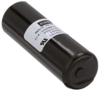 Cornell-Dubilier Capacitor, Al Electrolytic, Cap 324-389 uF, Tol, Vol-Rtg 110/125 VAC, Quick Connect