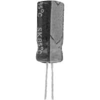 Cornell-Dubilier Capacitor, Al Electrolytic, 100 uF, 20%, 35 VDC, Radial, ESR 1.59 Ohms, 8x11mm