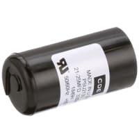 Cornell-Dubilier Capacitor, 21 to 25 uF, 330 VAC, 50 to 60 Hz, -40 C, +65 C, 10% (Max.), 1