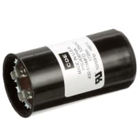 Cornell-Dubilier Capacitor, Al Electrolytic, Cap 430-516 uF, Motor Start, 110/125 VAC