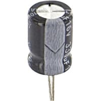 Cornell-Dubilier Capacitor, Aluminum Electrolytic, 330 uF, 20%, 16 VDC, Radial, 8x11mm, ESR 0.72 Ohms