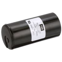 Cornell-Dubilier Capacitor, Al Electrolytic, Cap 216-259 uF, Tol, Vol-Rtg 330 VAC, Quick Connect