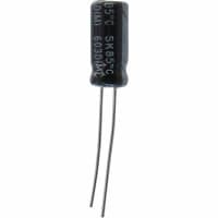 Cornell-Dubilier Capacitor, Al Electrolytic, 47 uF, 20%, 25 VDC, Radial, ESR 3.95 Ohms, 5x11mm