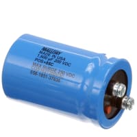 Cornell-Dubilier Capacitor, Alum Electrolytic, 1600 uF, -10, +50%, 200 VDC, Screw Terminal, 2x3.125in