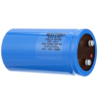 Cornell-Dubilier Capacitor, Alum Electrolytic, 3300 uF, -10, +50%, 350 VDC, Screw Terminal, 3x5.625in