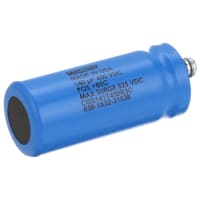 Cornell-Dubilier Capacitor, Alum Electrolytic, 140 uF, -10, +50%, 450 VDC, Screw Terminal, 1.375x3.125in