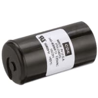 Cornell-Dubilier Capacitor, Al Electrolytic, Cap 340-408uF, Motor Start, 110/125VAC