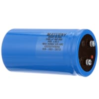 Cornell-Dubilier Capacitor, Alum Electrolytic, 3300 uF, -10, +50%, 450 VDC, Screw Terminal, 3x5.625in