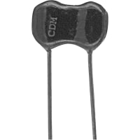 Cornell-Dubilier Capacitor, Mica, Cap 470pF, Tol 5%, Radial DIPped, 500VDC, LS 8.7mm