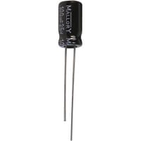 Cornell-Dubilier Capacitor, Aluminum Electrolytic, 100 uF, 20%, 25 VDC, Radial, 6.3x11mm, ESR 2.12 Ohms