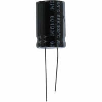 Cornell-Dubilier Capacitor, Aluminum Electrolytic, 1000 uF, 20%, 25 VDC, Radial, 13x21mm, ESR 0.21 Ohms