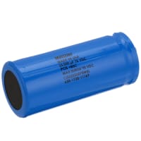 Cornell-Dubilier Capacitor, Alum Electrolytic, 0.025 F, -10, +75%, 75 VDC, Screw Terminal, 2.5x5.625in