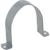 Cornell-Dubilier Clamp, Mounting, 24, Galvanized, 0.035 in., 2.5 in., 3.625 in., 0.750 in.