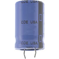 Cornell-Dubilier Capacitor, Al Electrolytic, 15000 uF, 35 WVDC, 44 VDC, +/- 20%, J05, -40 C