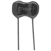 Cornell-Dubilier Mica Capacitor, Miniature Dipped, 100pF, 5%, Radial Leaded