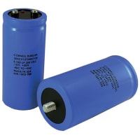 Cornell-Dubilier 9400uF 200 V dc Aluminum Capacitor DF, 500C Series 5000h 76.2 x 142.88mm