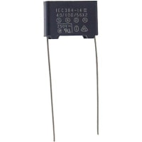 Cornell-Dubilier Capacitor, Polyester Film, 0.01 uF, 275 VAC, +/- 20%, Radial Leaded, -40 C