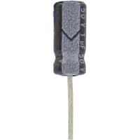 Cornell-Dubilier Capacitor, Al Electrolytic, 1 uF, 20%, 50 VDC, Radial, ESR 132.7 Ohms, 5x11mm