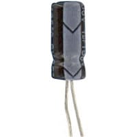 Cornell-Dubilier Capacitor, Al Electrolytic, 1 uF, 20%, 100 VDC, Radial, ESR 106.6 Ohms, 5x11mm