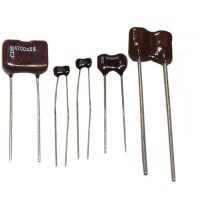 Cornell-Dubilier Capacitor, Mica, 33 pF, 500 VDC, +/- 5%, CD, Radial Leaded, -55 C, 125 C