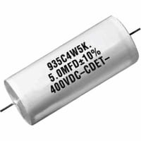 Cornell-Dubilier Capacitor;Polypropylene Metallized;5uF;100VDC;Lead Free