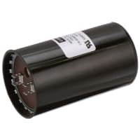 Cornell-Dubilier Capacitor, Al Electrolytic, Cap 378-454 uF, Tol, Vol-Rtg 330 VAC, Quick Connect