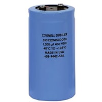 Cornell-Dubilier Capacitor, Aluminum Electrolytic