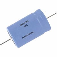 Cornell-Dubilier Capacitor, Al Electrolytic, 50muF, Gen. Purp, Tubular, Axial, -10%, +50%, 250WVDC