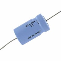 Cornell-Dubilier Capacitor, Al Electrolytic, 4 uF, 0 to 450 WVDC, 525 VDC, -10%, +50%, -40 C