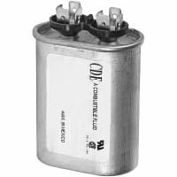 Cornell-Dubilier Capacitor;3 uF;370 VAC;+ 10%;50 TO 60 Hz