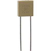 Cornell-Dubilier Capacitor, Ceramic, Cap 0.22 uF, Tol 10%, Vol-Rtg 50 VDC, Radial, BX