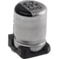 Cornell-Dubilier Capacitor;Aluminum Electrolytic;Cap 0.1 uF;Tol 20%;Vol-Rtg 50 VDC;SMT