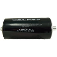 Cornell-Dubilier Capacitor; Organic electrolyte; 1500F 2.7 Threaded