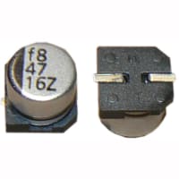 Cornell-Dubilier Capacitor, Aluminum Electrolytic - SMD 100uF 50V 85C Case 8 x 10