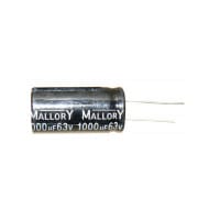 Cornell-Dubilier Capacitors, Aluminum Electrolytic, Leaded 1uF 25Volt 85C