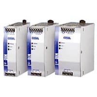 Cosel U.S.A. Inc. Power Supply, AC-DC, 24V, 3.8A, 90-264V In, Enclosed, DIN Rail Mount, 91W, KHE Series