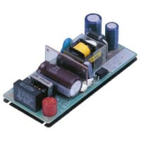 Cosel U.S.A. Inc. Power Supply, AC-DC, 12V, 0.9A, 85-264V In, Open Frame, Thru-Hole, 11W, VAF Series