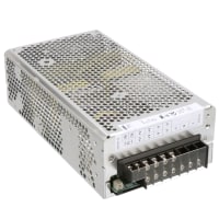 Cosel U.S.A. Inc. AC-DC Power Supply, 24V, 17A, 85-264V, Enclosed, Panel, PFC, 408W, ADA Series