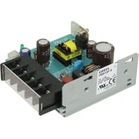 Cosel U.S.A. Inc. Power Supply, AC-DC, 5V, 2A, 85-264V In, Open Frame, Panel Mount, PFC, 10W, PBA Series