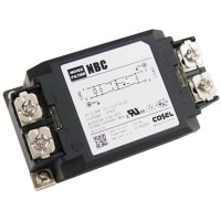 Cosel U.S.A. Inc. Filter 2-Stage AC Noise 1 Ph Op-V 250VAC Curr 16A DIN Rail Mnt NBC Series