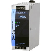 Cosel U.S.A. Inc. Power Supply, AC-DC, 24V, 5A, 85-264 V In, Enclosed, DIN Rail, KL Series