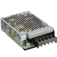 Cosel U.S.A. Inc. Power Supply, AC-DC, 5V@10A, 85-264V In, Enclosed, Panel Mount, 50W, PFC, PBA Series