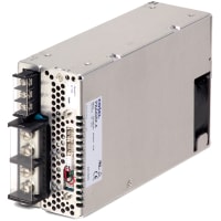 Cosel U.S.A. Inc. Power Supply, AC-DC, 36V, 18A, 85-264V In, Enclosed, Panel Mount, PFC, 648W, PBA Series