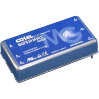 Cosel U.S.A. Inc. DC-DC Converter, 5V, 6A, 9-18V In, Encapsulated, Thru Hole, Switching, MG Series