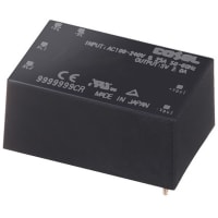 Cosel U.S.A. Inc. Power Supply, AC-DC, 24V, 0.45A, 85-264V In, Enclosed, Thru-Hole, 11W, TUHS Series