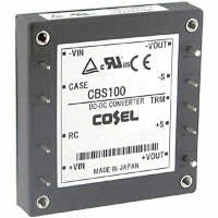 Cosel U.S.A. Inc. DC-DC Converter, 3.3V, 23.4A, 18-36V In, Enclosed, Telecom, Switching, CBS Series