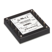 Cosel U.S.A. Inc. DC-DC Converter, 24V, 4.2A, 18-36V In, Enclosed, Telecom, Switching, CBS Series