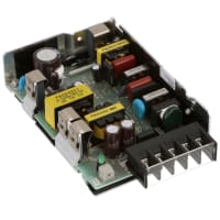 Cosel U.S.A. Inc. Power Supply, AC-DC, 5V, 10A, 85-264V In, Open Frame, Panel Mount, PFC, 50W, PBA Series