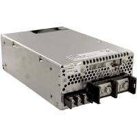 Cosel U.S.A. Inc. Power Supply, AC-DC, 24V, 27A, 85-264V In, Enclosed, Panel Mount, PFC, 648W, PBA Series